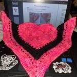 Pink Heart Collector Shawl 2