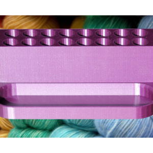 Purple Crochet Hook Stand - 16 Spot